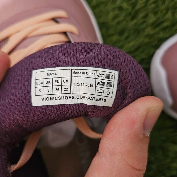 Vionic Women’s Maya Sneakers – Pink – Size 5M – New in Box 💖 - Picture 4 of 7